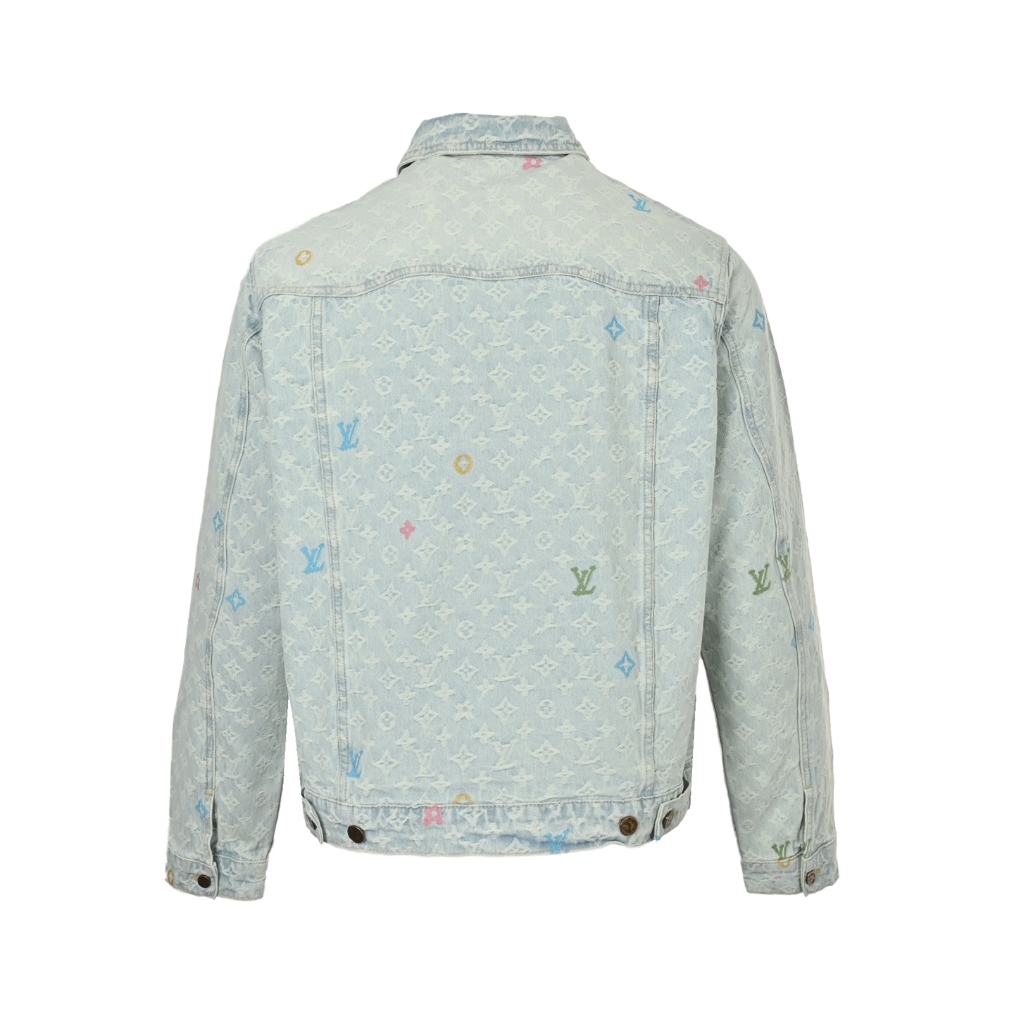 Louis Vuitton/路易威登 Tyler联名老花提花刺绣牛仔外套
