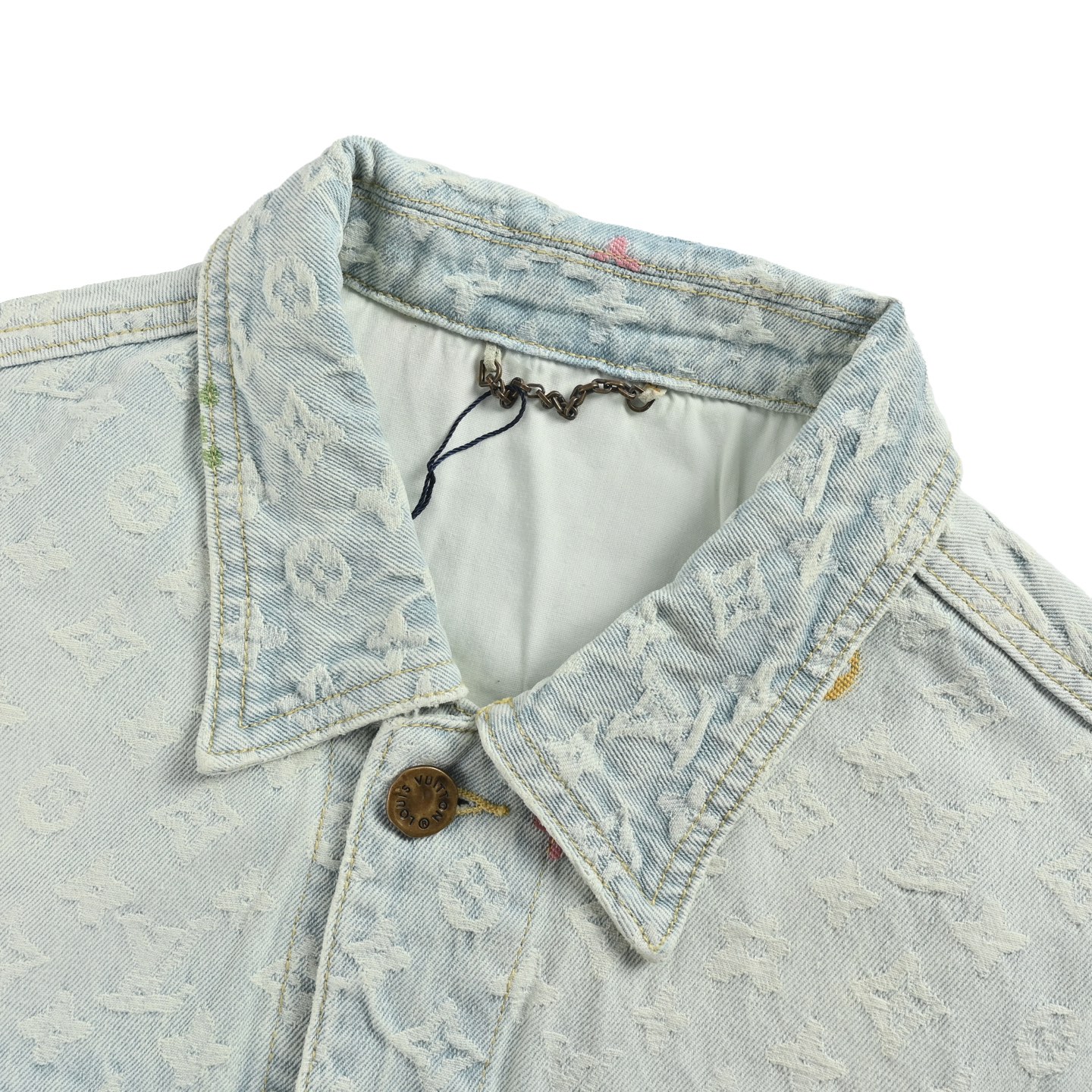 Louis Vuitton/路易威登 Tyler联名老花提花刺绣牛仔外套