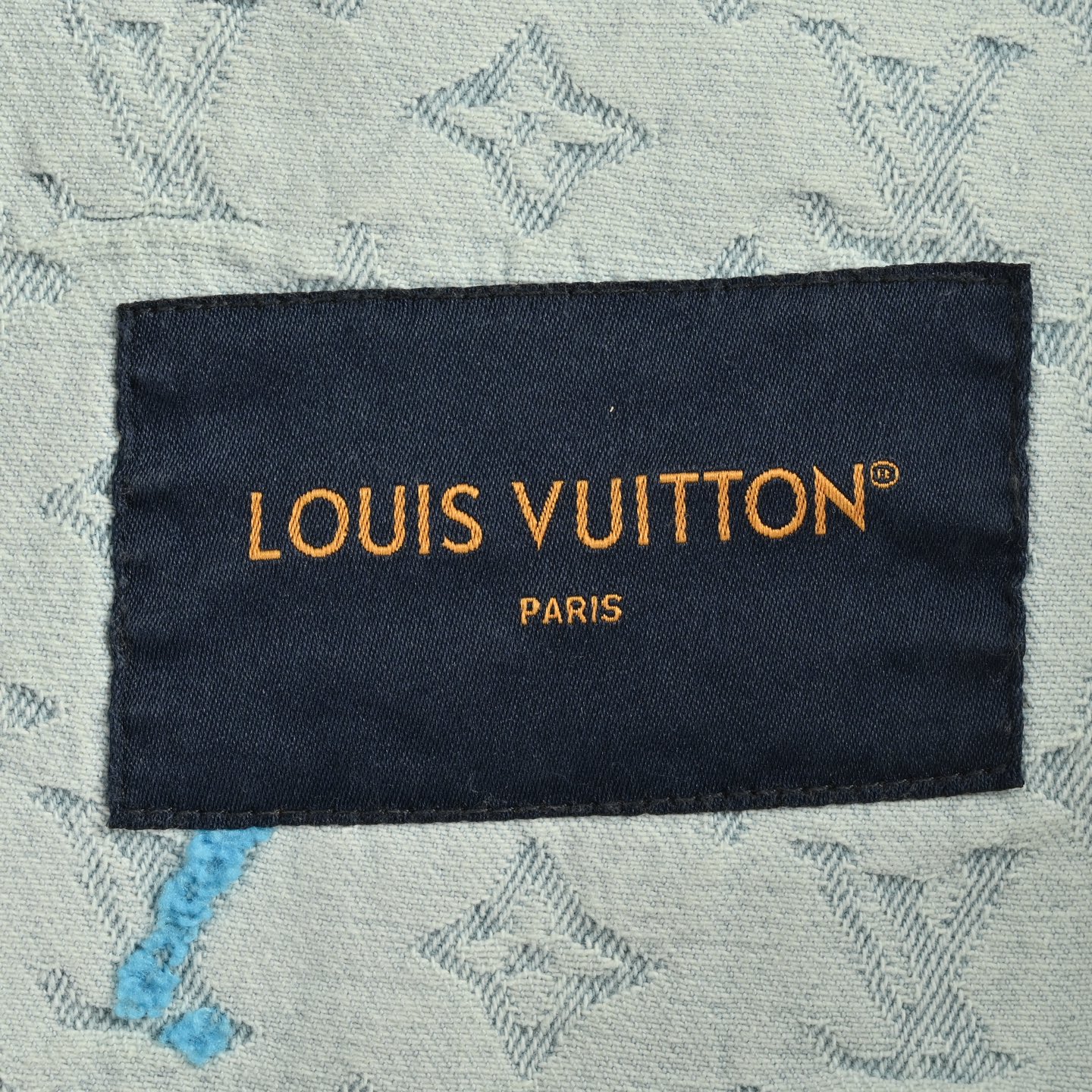 Louis Vuitton/路易威登 Tyler联名老花提花刺绣牛仔外套