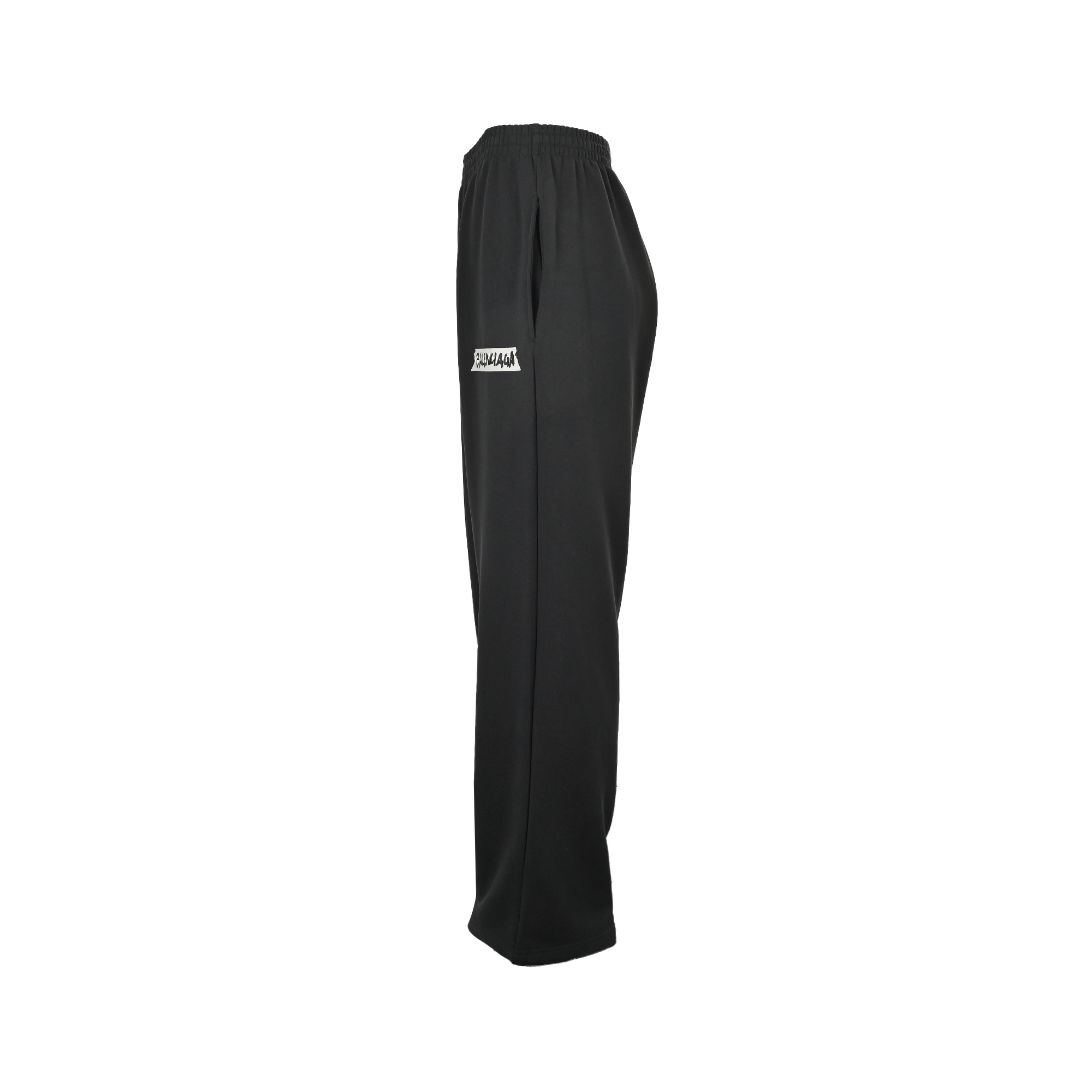 Balenciaga/巴黎世家 25Fw 针织新胶带印花长裤