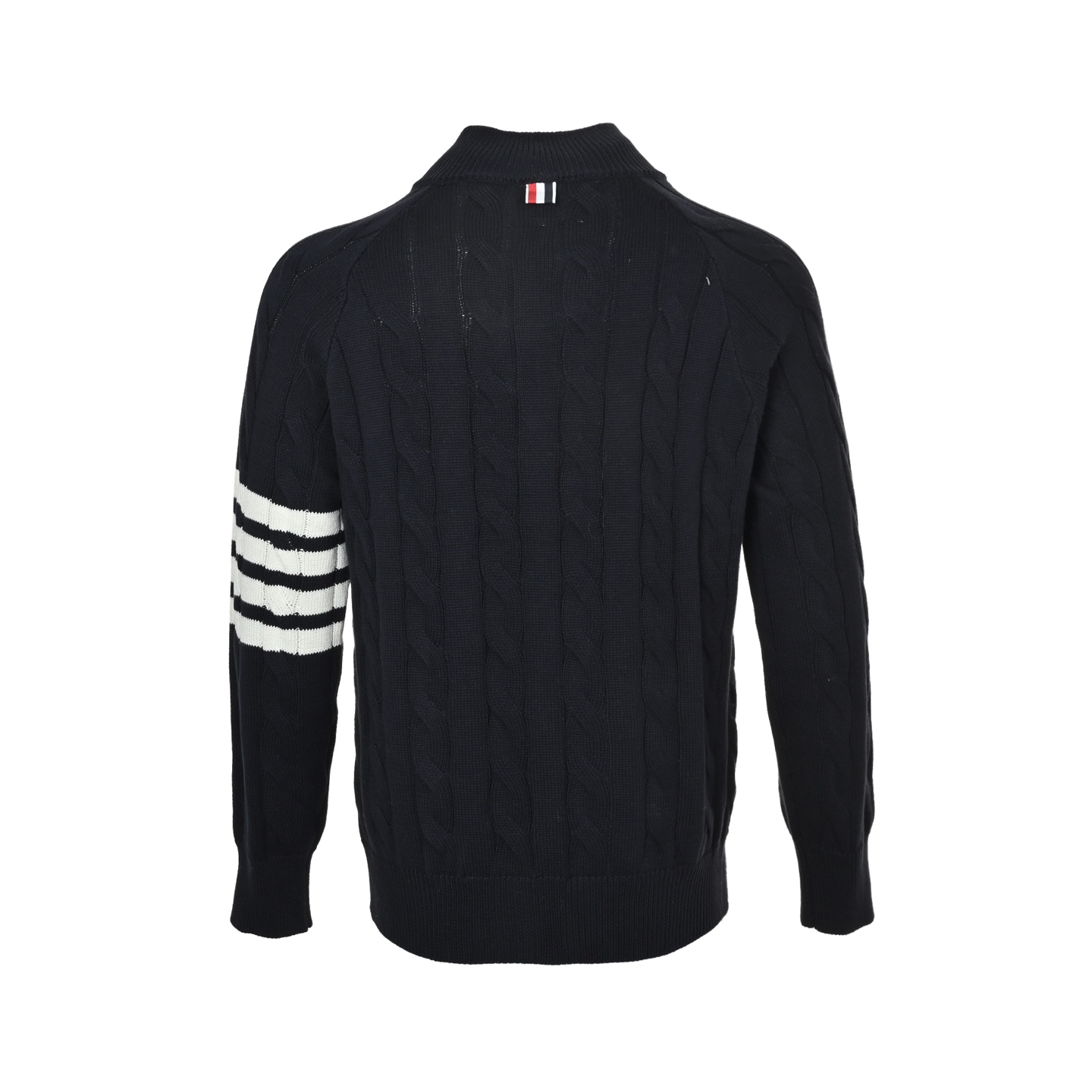 Thom Browne K12四杠绞花毛衣外套