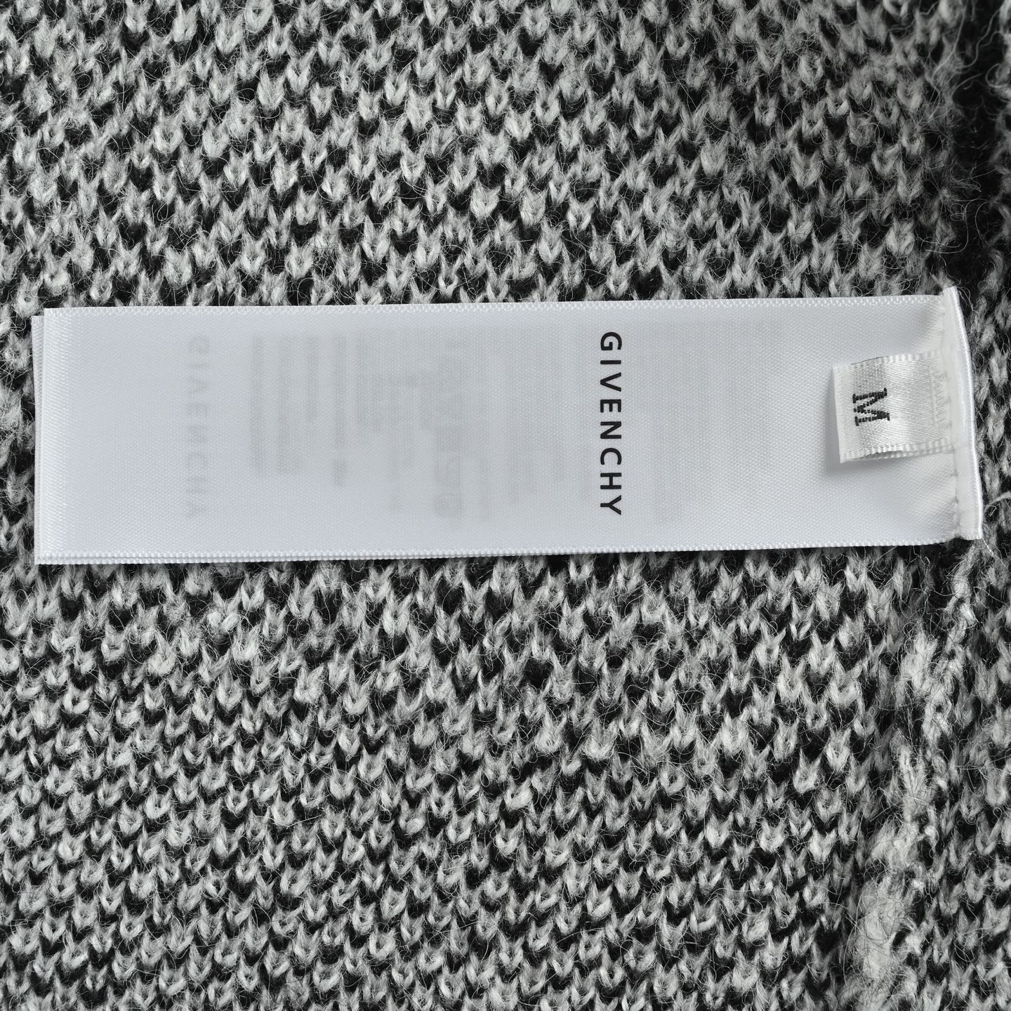 GIVENCHY/纪梵希 25Fw 满幅宫格马海毛针织毛衣