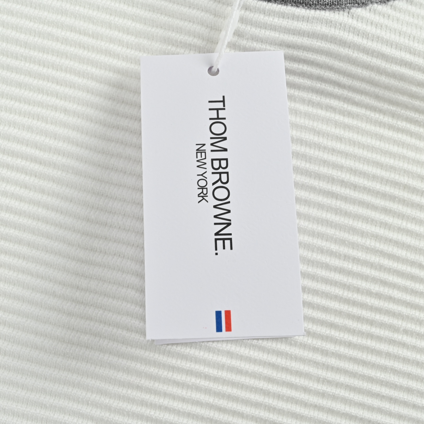 Thom Browne/汤姆布朗 四杠条纹拼色校园针织毛衣