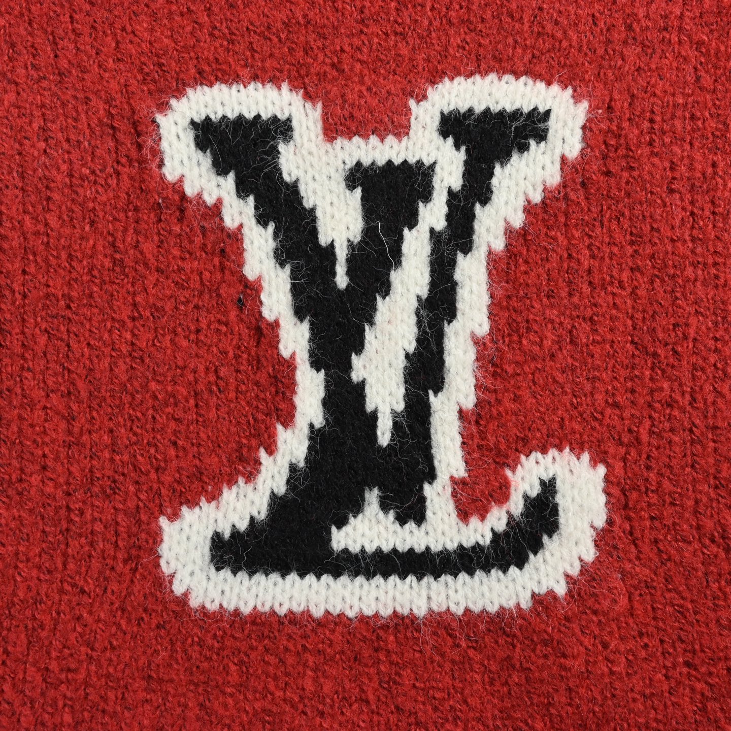 Louis Vuitton/路易威登 25Fw 前后提花大logo圆领毛衣