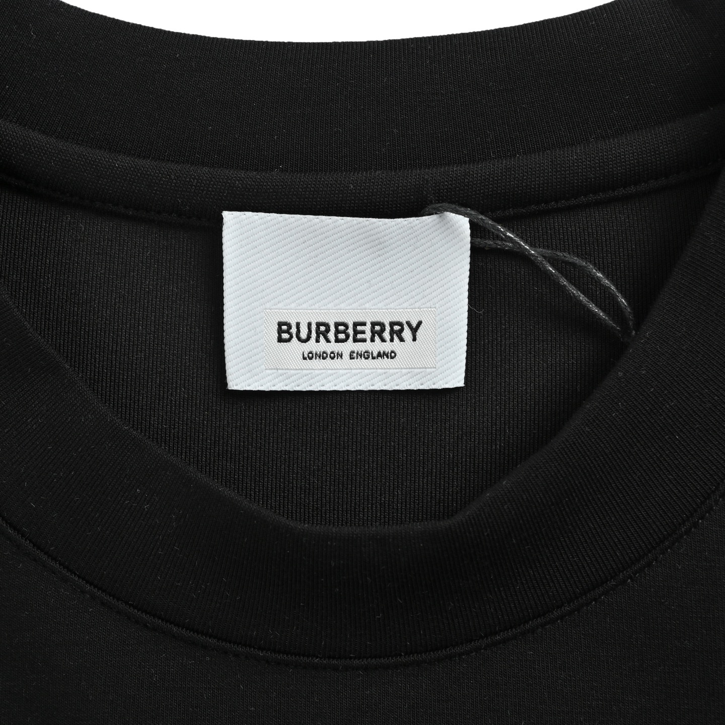 Burberry/巴宝莉25ss圆圈战马刺绣肩膀字母刺绣长袖 黑色 白色
