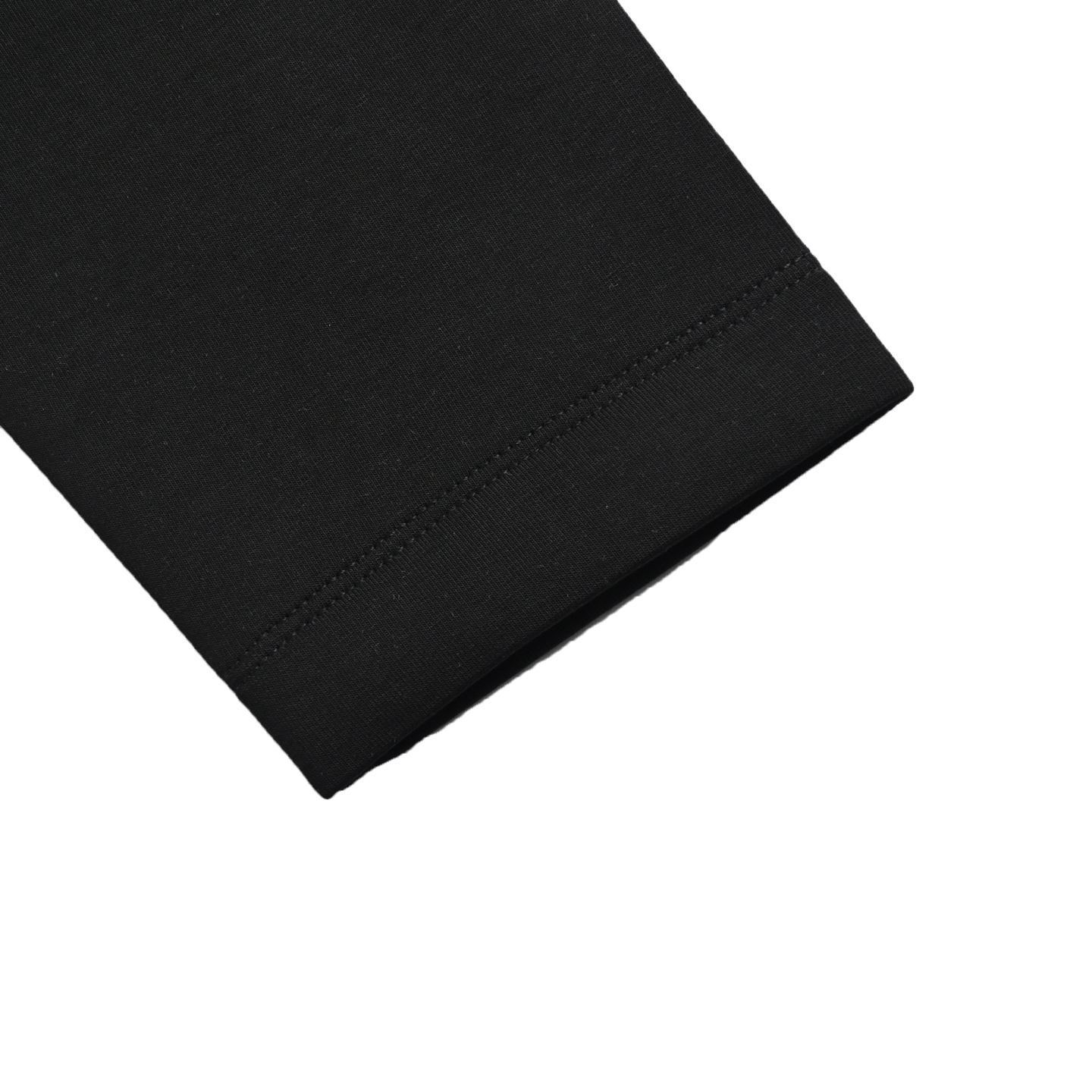 LouisVuitton/路易威登25ss 大LOGO植绒满印长袖 黑色 白色