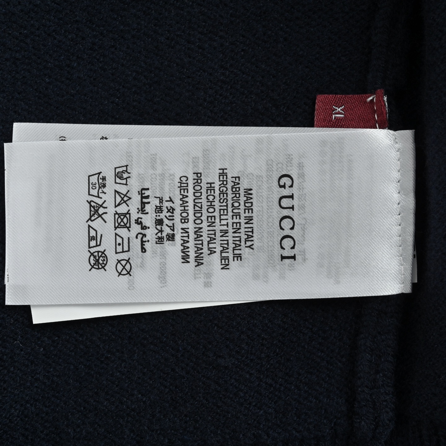 Gucci/古驰 袋鼠口袋logo刺绣毛衣