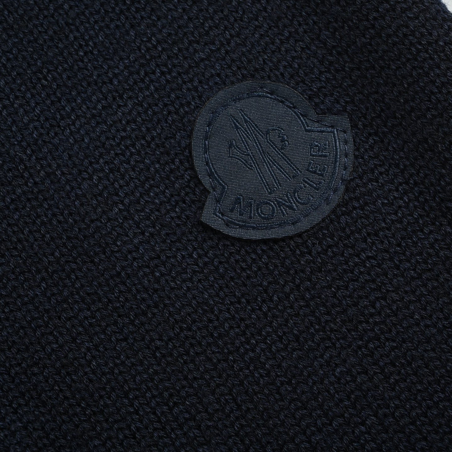 Moncler/蒙口 红字刺绣针织毛衣