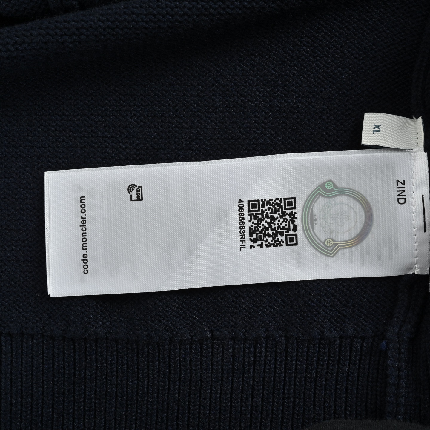 Moncler/蒙口 红字刺绣针织毛衣