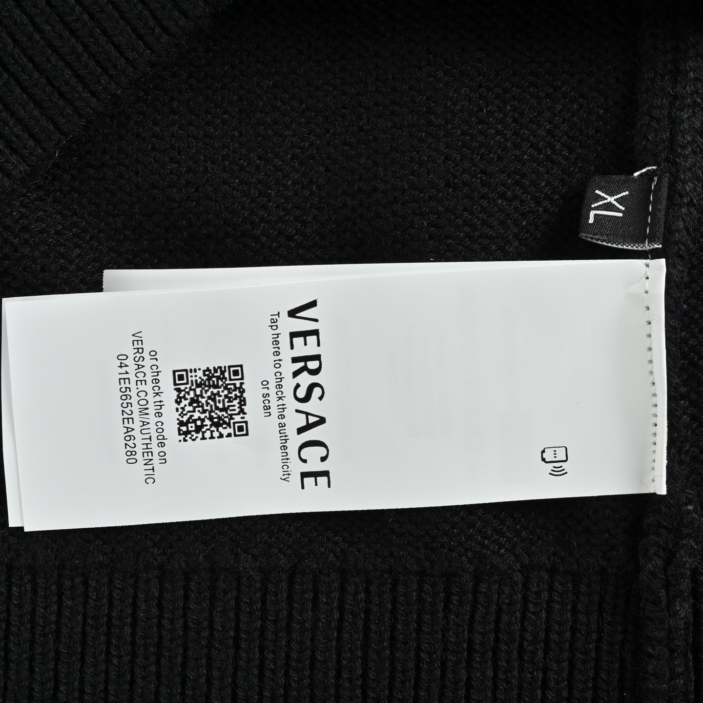 VERSACE/范思哲 logo提花针织毛衣