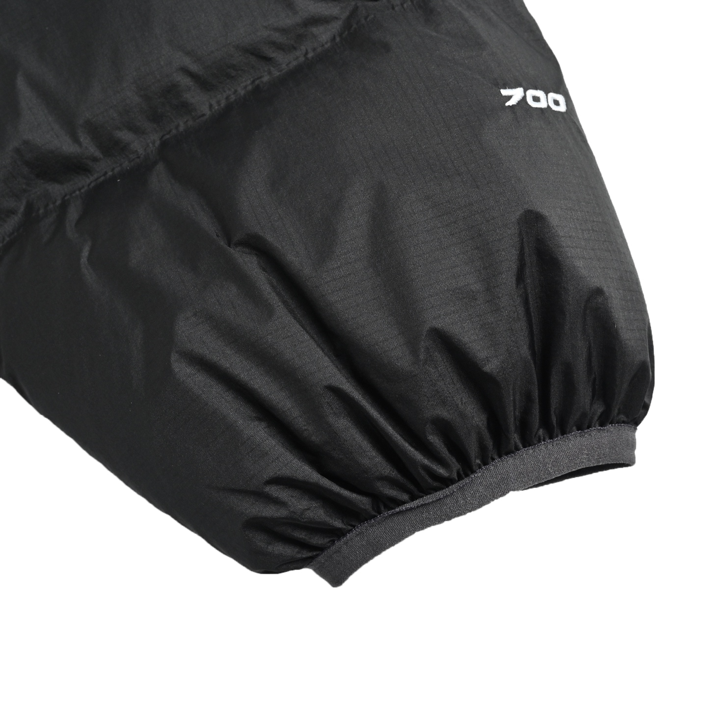 The North Face/北面 25Fw UE设计师款拼接连帽羽绒服宇宙黑 乌木绿
