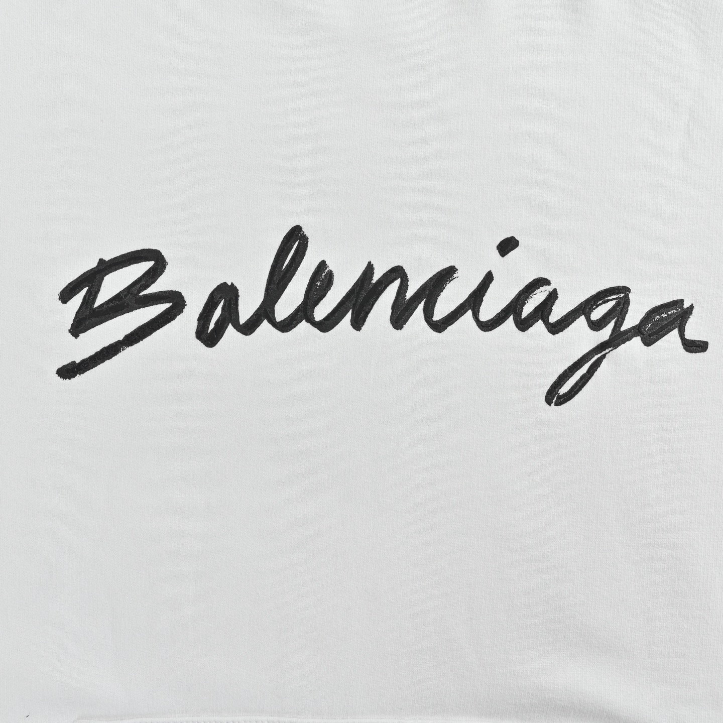 Balenciaga/巴黎世家 草写签名字母印花连帽卫衣