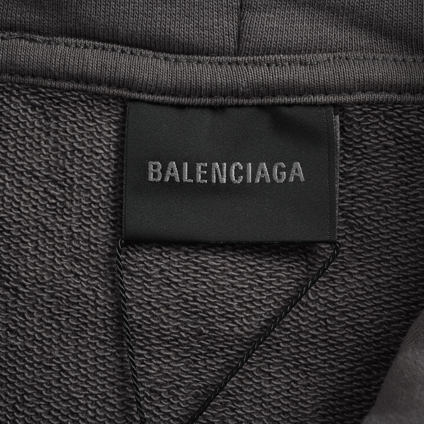 Balenciaga/巴黎世家 可乐印花破洞做旧连帽卫衣