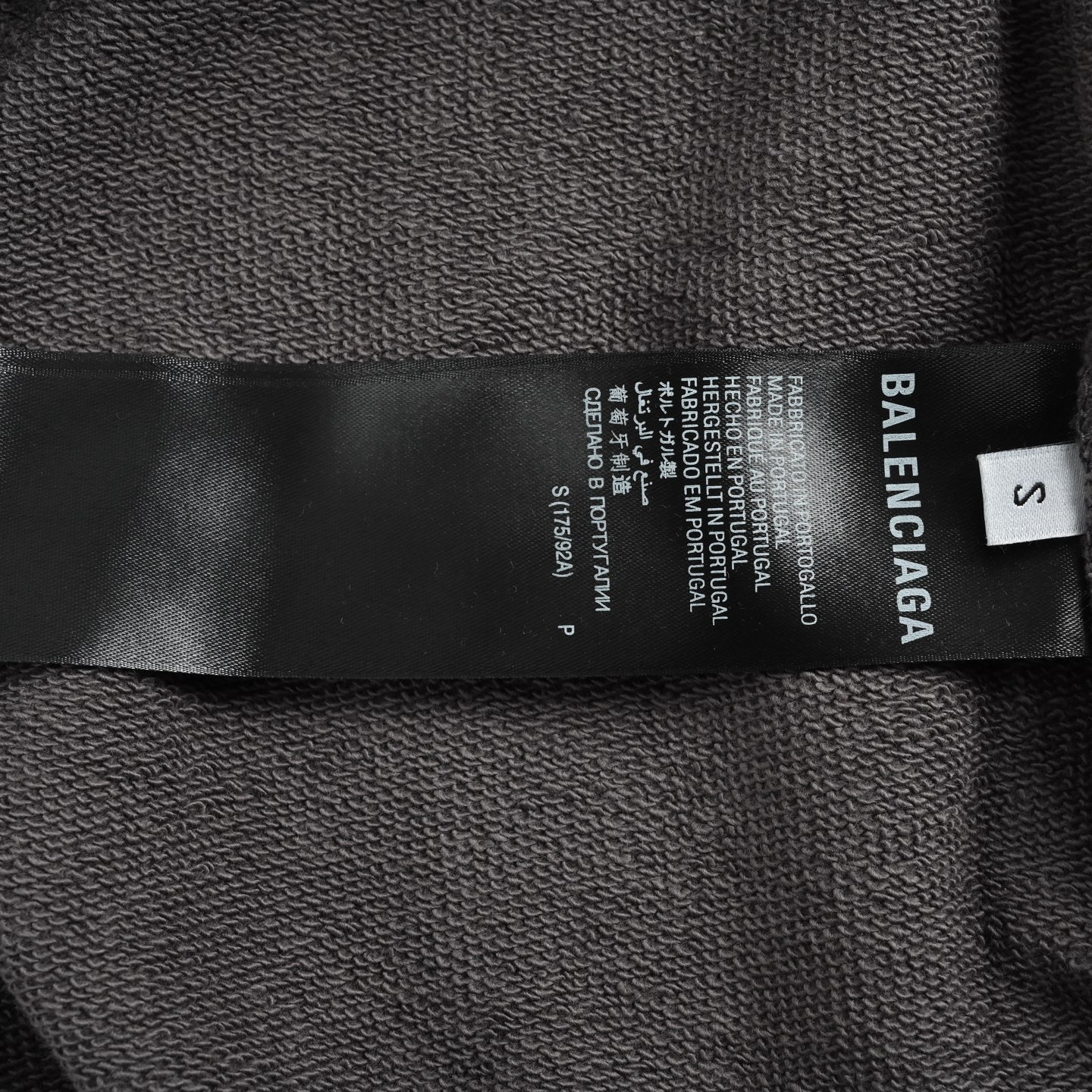 Balenciaga/巴黎世家 可乐印花破洞做旧连帽卫衣