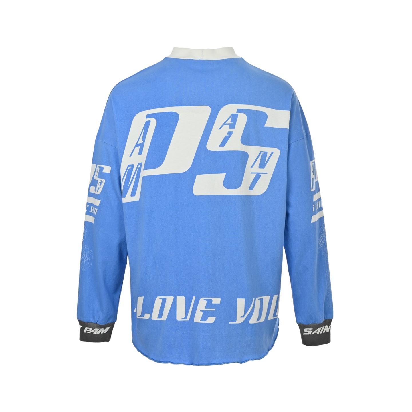 SAINT MICHAEL 25Fw PAM赛车印花长袖