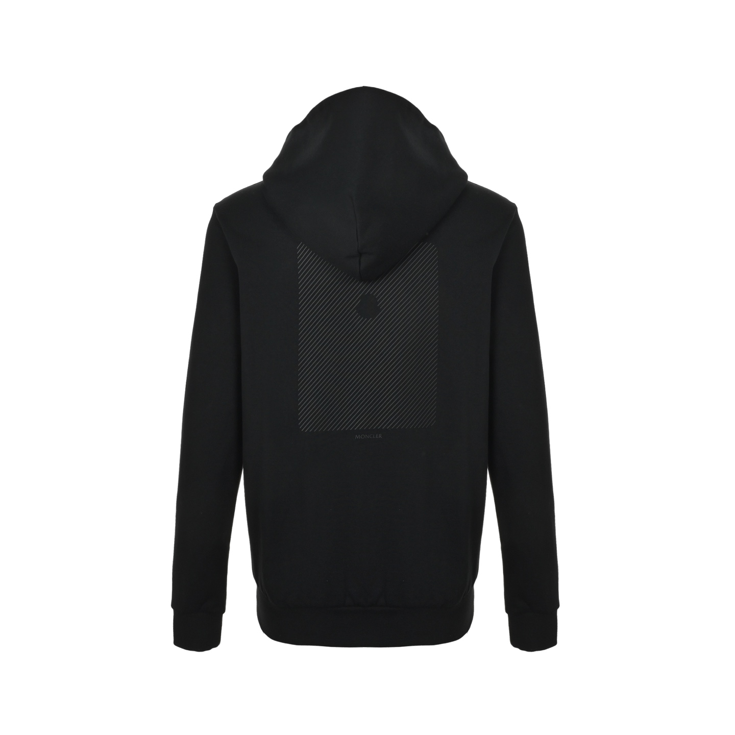 Moncler/蒙口 黑标背面标识连帽卫衣