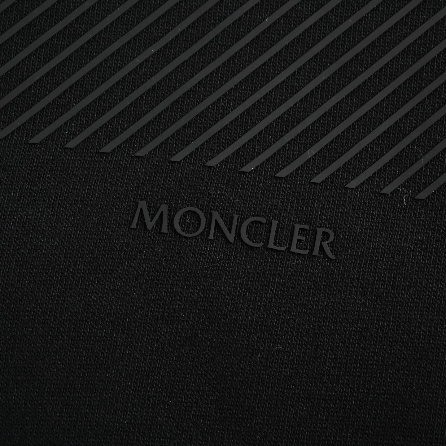 Moncler/蒙口 黑标背面标识连帽卫衣