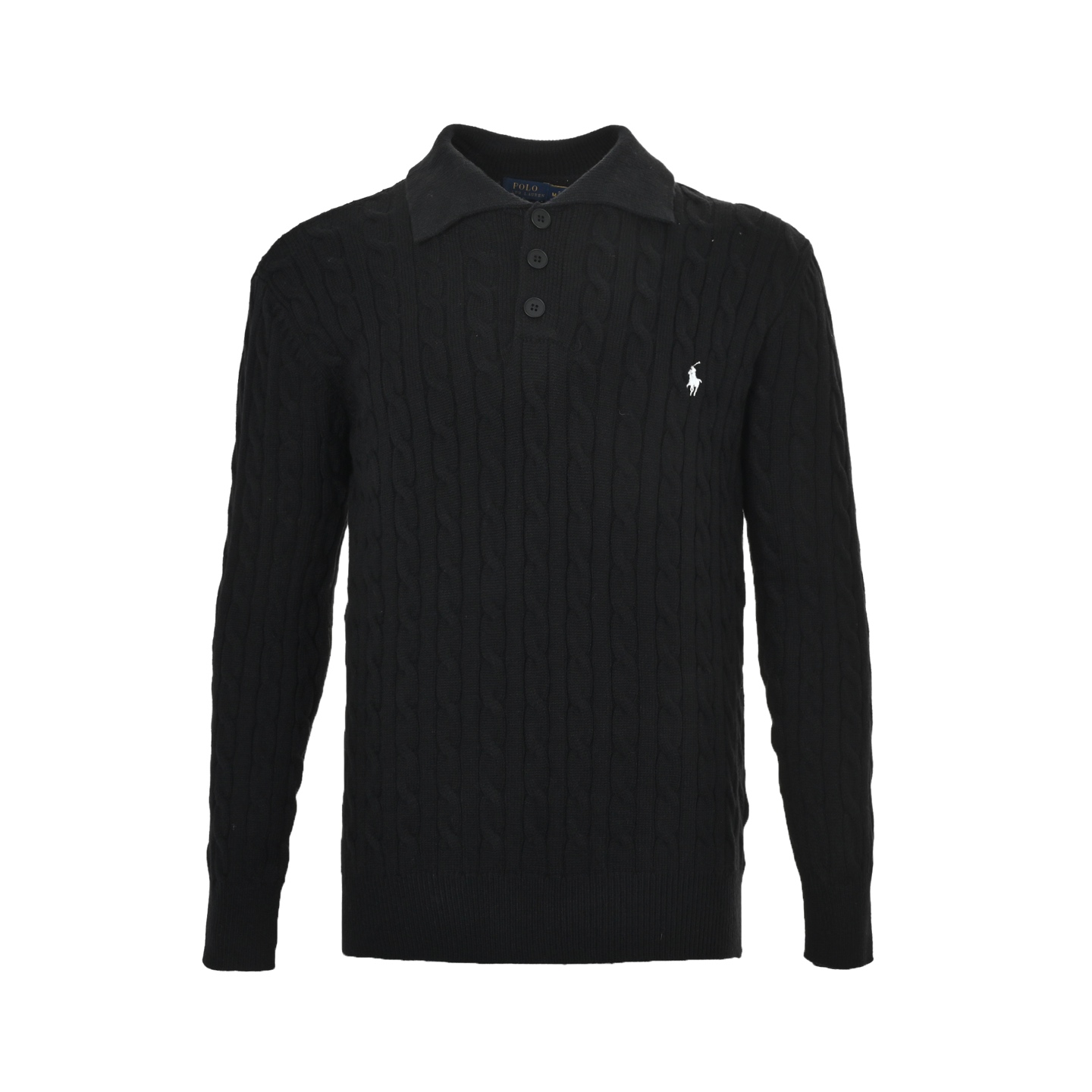 Ralph Lauren/拉夫劳伦 绞花翻领Polo毛衣