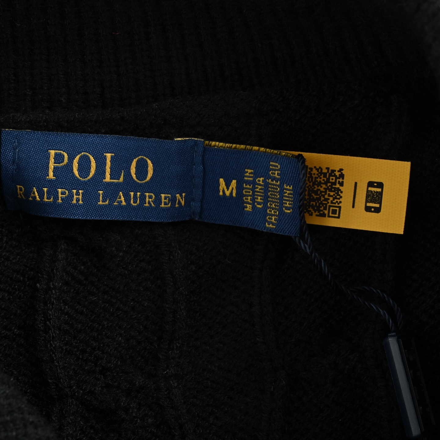 Ralph Lauren/拉夫劳伦 绞花翻领Polo毛衣