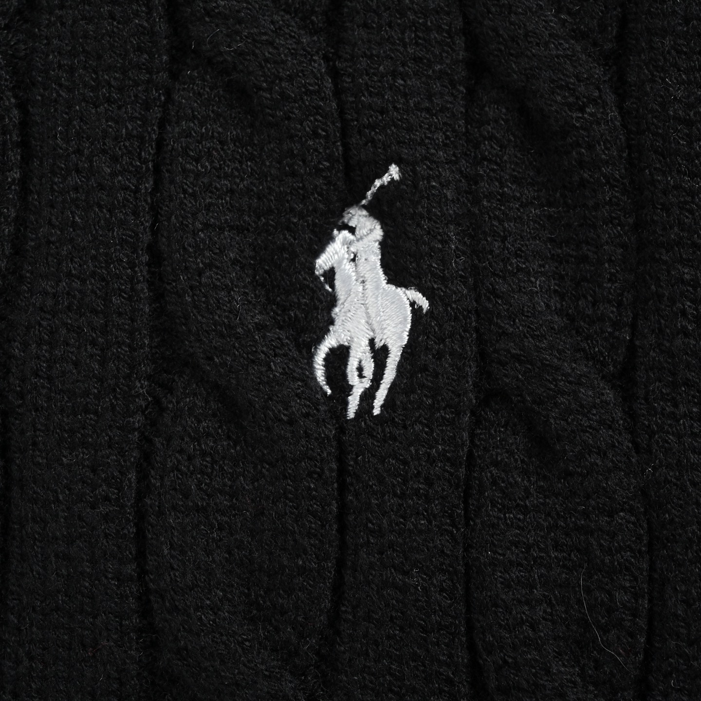 Ralph Lauren/拉夫劳伦 绞花翻领Polo毛衣