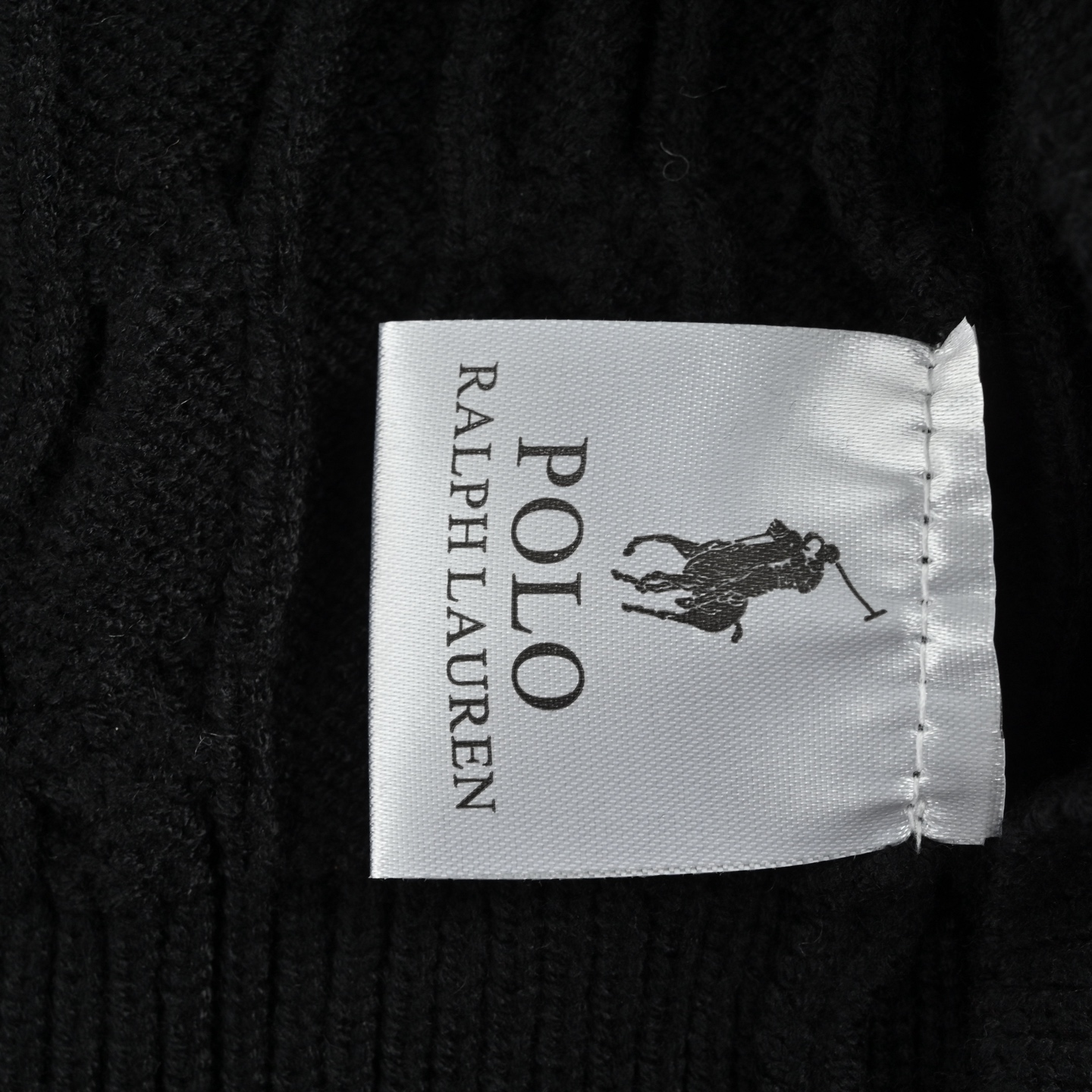 Ralph Lauren/拉夫劳伦 绞花翻领Polo毛衣