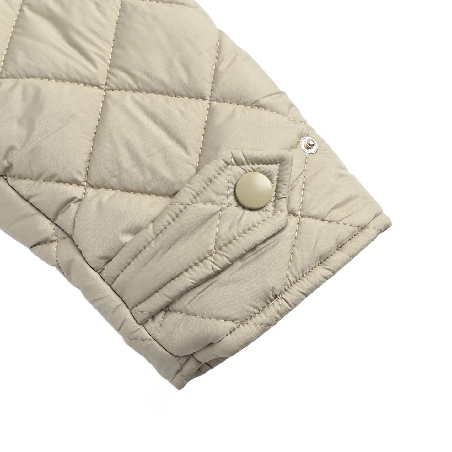 Miu Miu/缪缪 咖领米白绗缝棉服