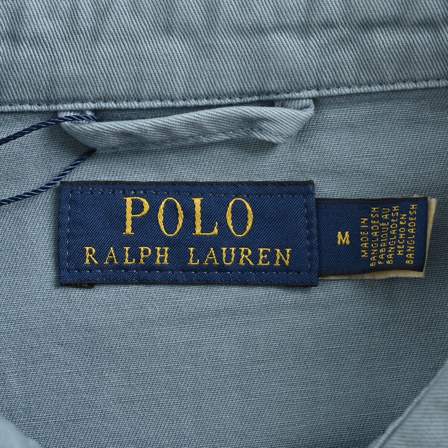 Ralph Lauren/拉夫劳伦 25Fw 刺绣徽标斜纹夹克外套