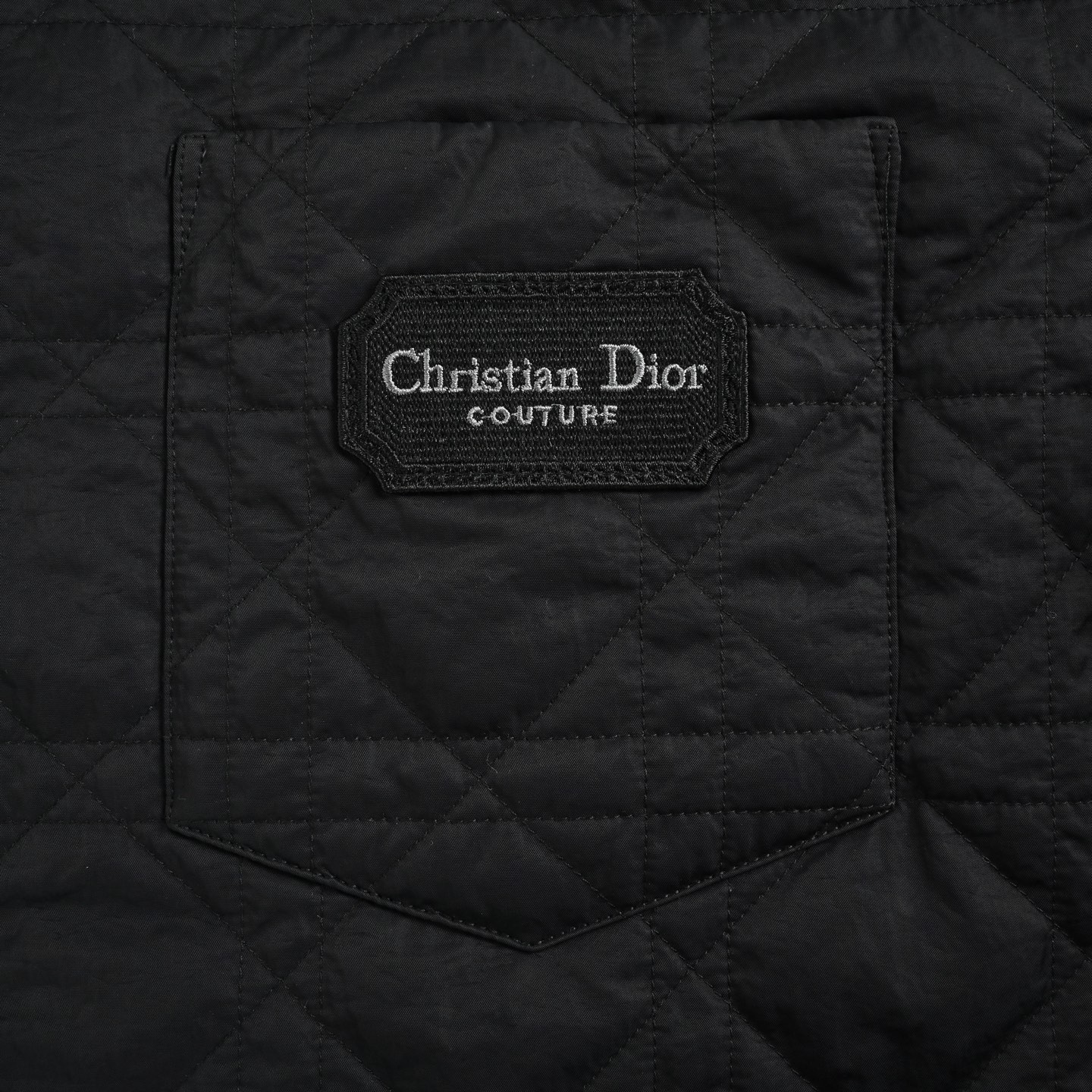 Dior/迪奥 25Fw 口袋徽章菱格绗缝棉服外套