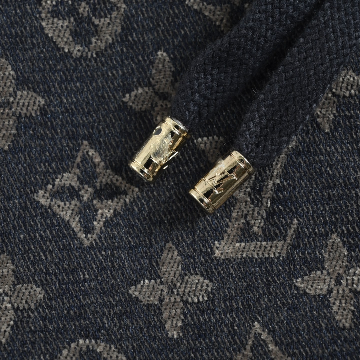 Louis Vuitton/路易威登 老花牛仔羊羔毛棉服外套