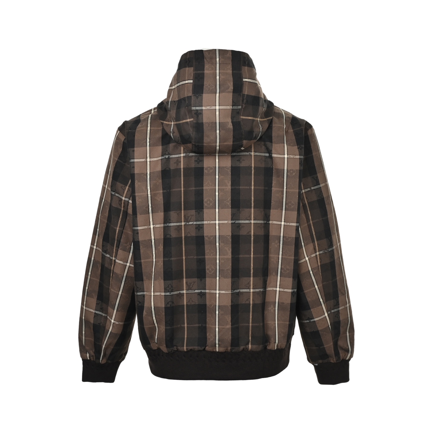 Louis Vuitton/路易威登 老花格纹字母刺绣拉链连帽外套