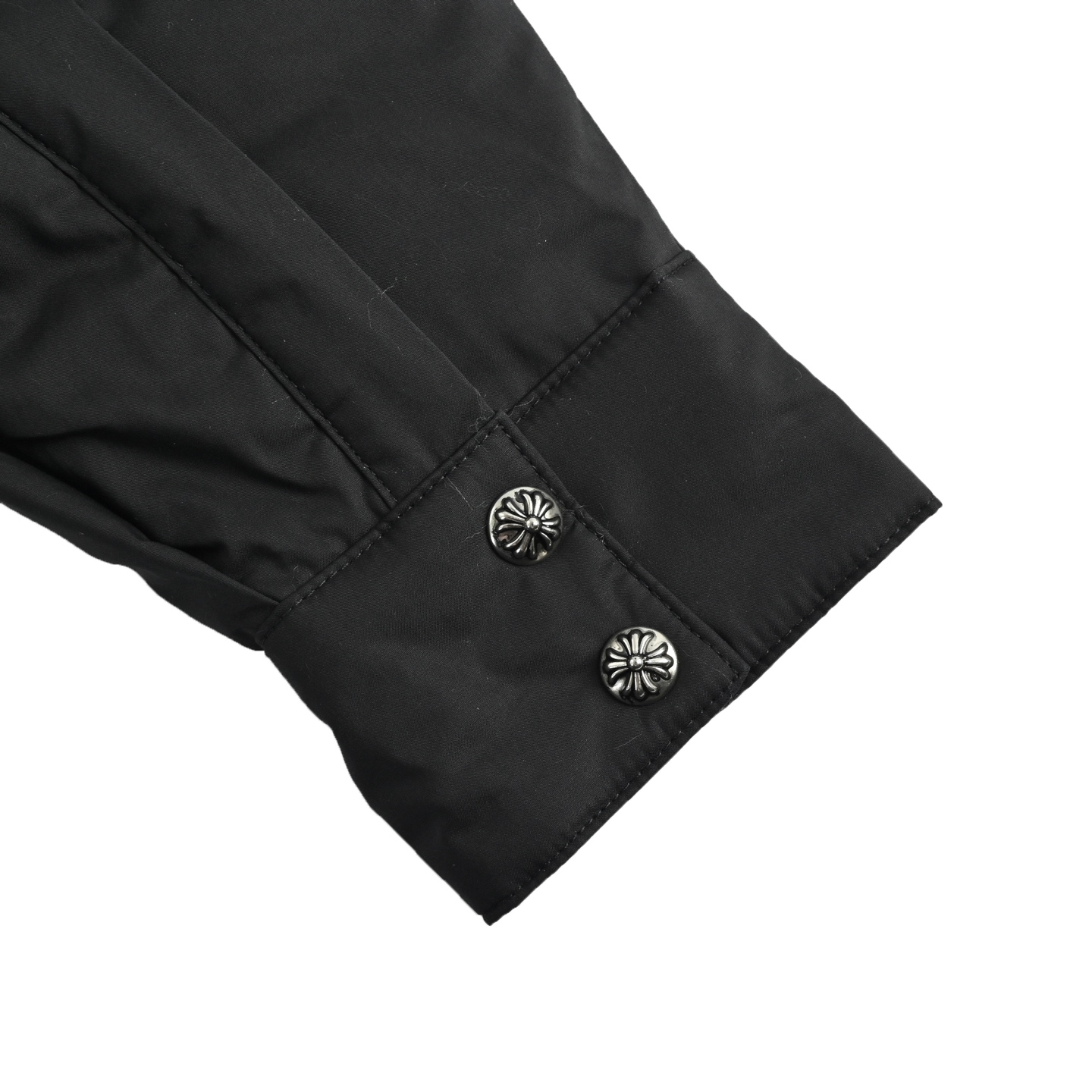 Chrome Hearts/克罗心 25Fw 十字扣纯色棉服外套