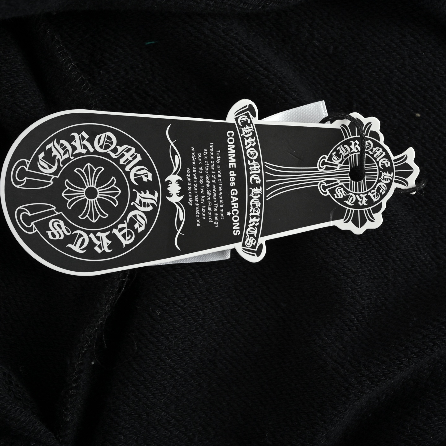 Chrome Hearts/克罗心 25Fw 徽标梵文刺绣连帽卫衣