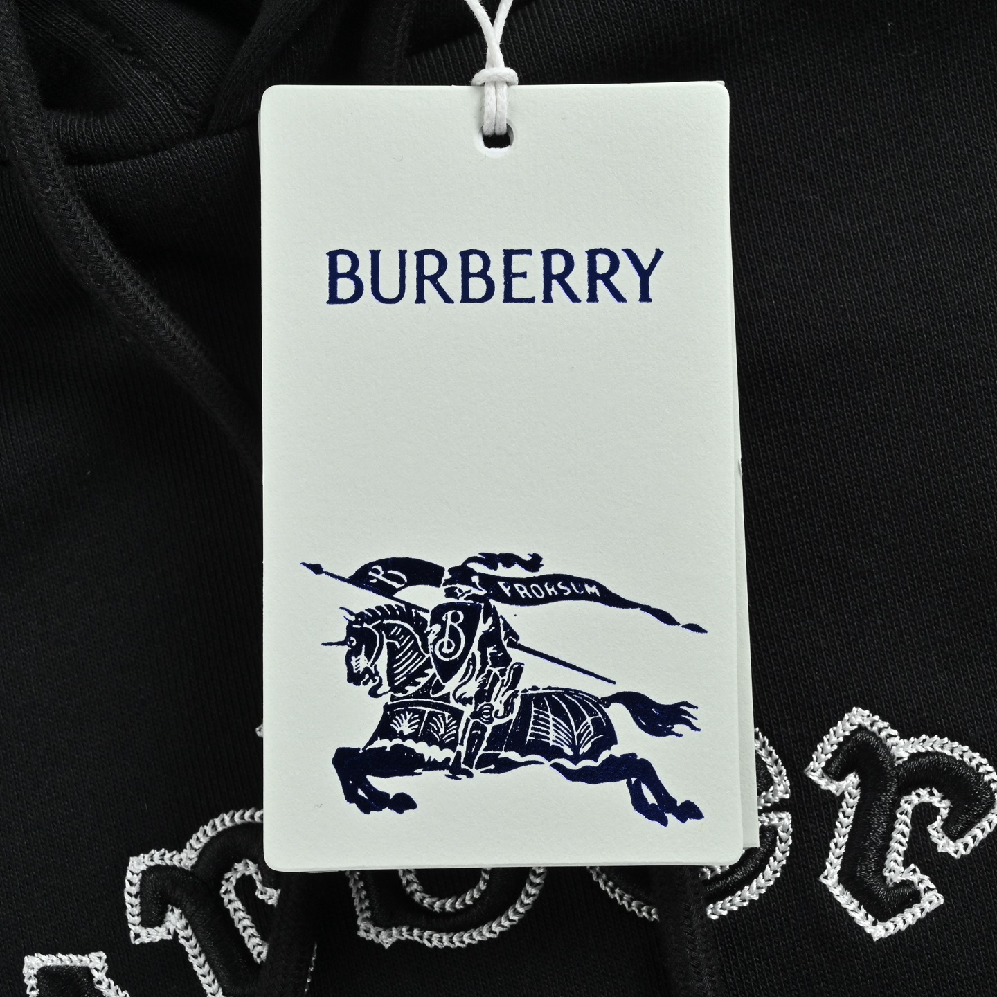 Burberry/巴宝莉 25Fw 战马徽标刺绣连帽卫衣