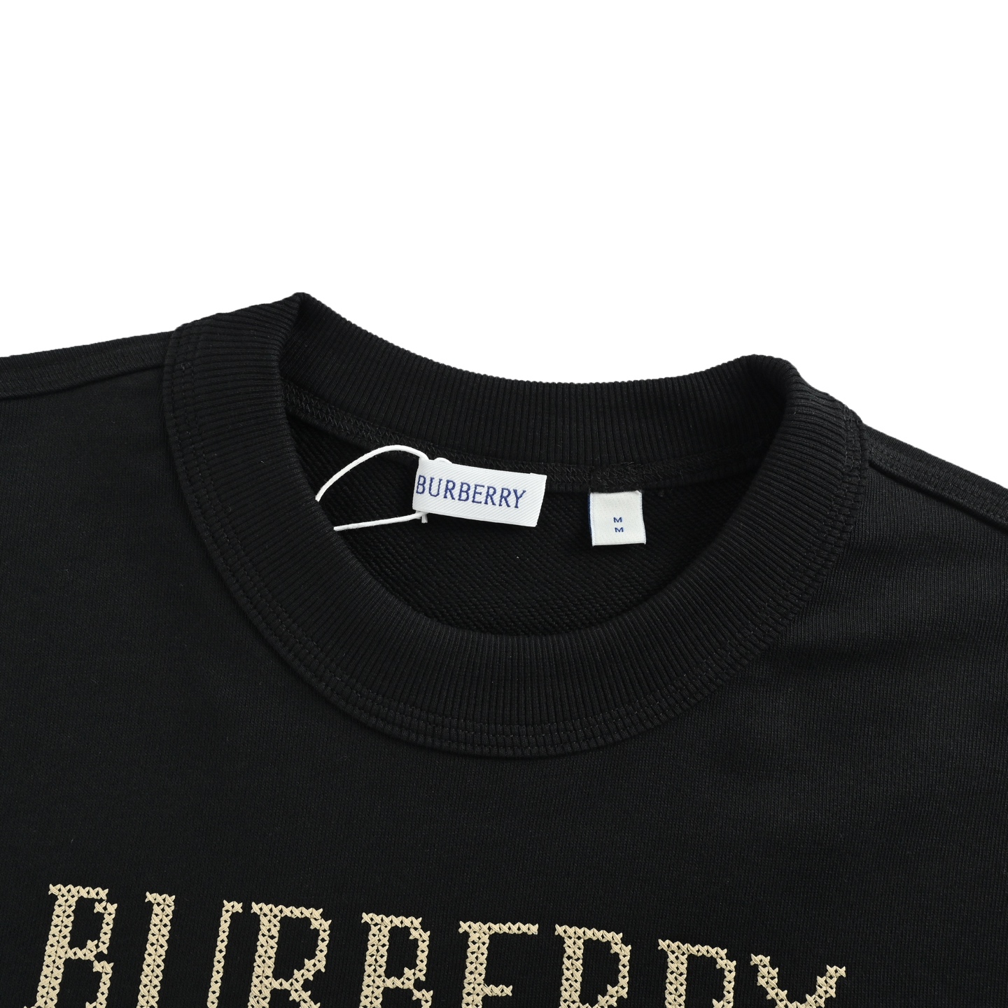 Burberry/巴宝莉 25Fw 十字绣格子战马刺绣圆领卫衣