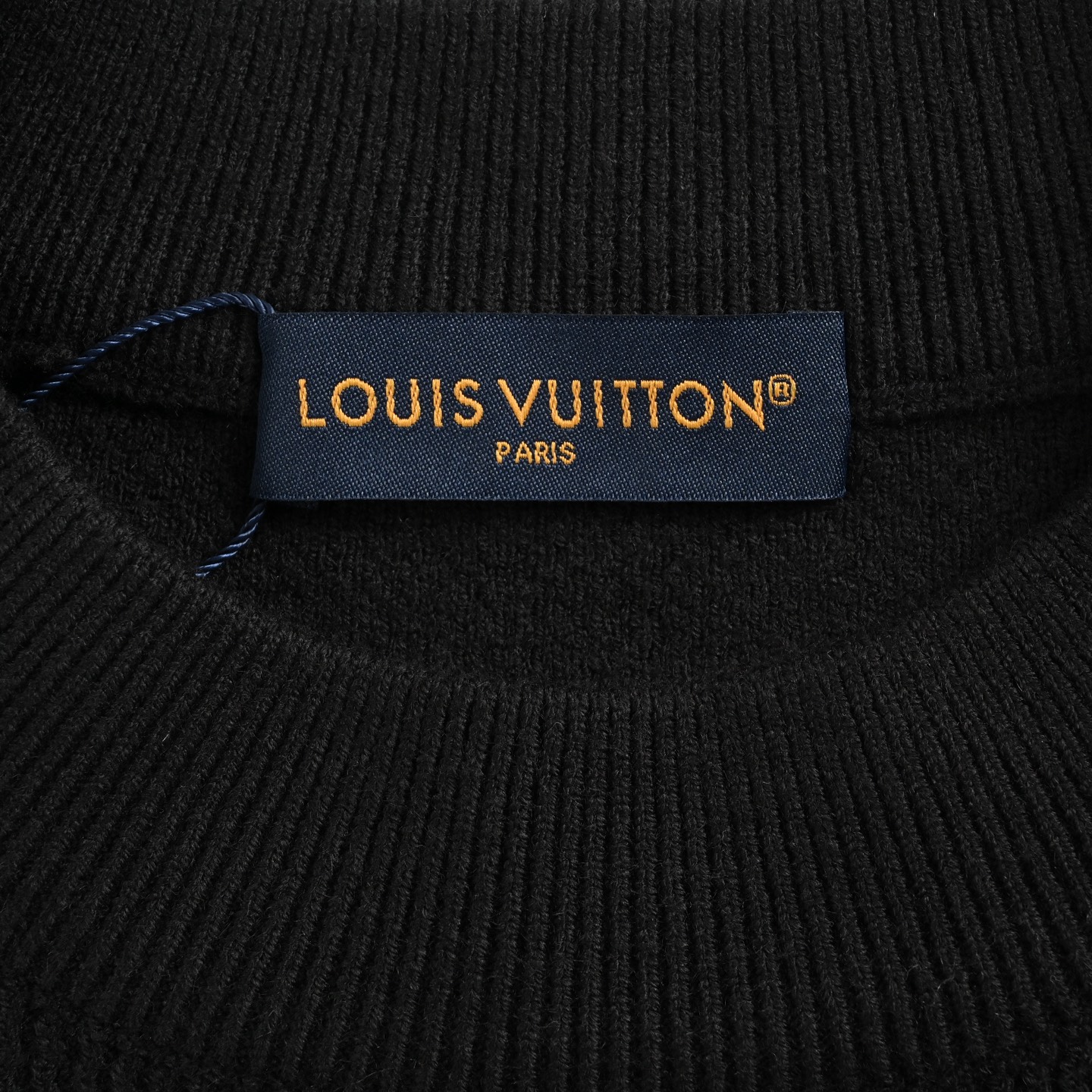 Louis Vuitton/路易威登 胸口老花皮牌圆领毛衣