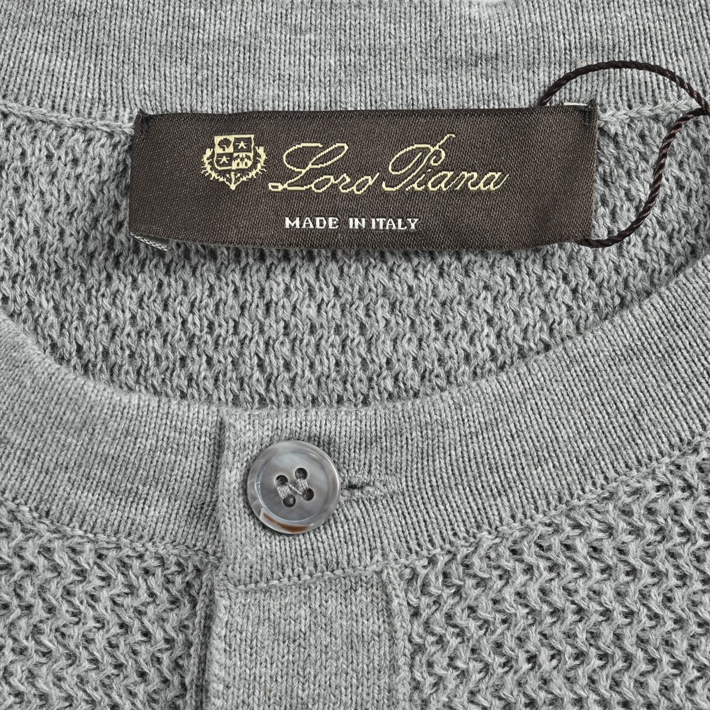 Loro Piana LP 亨利领老钱风羊绒针织衫