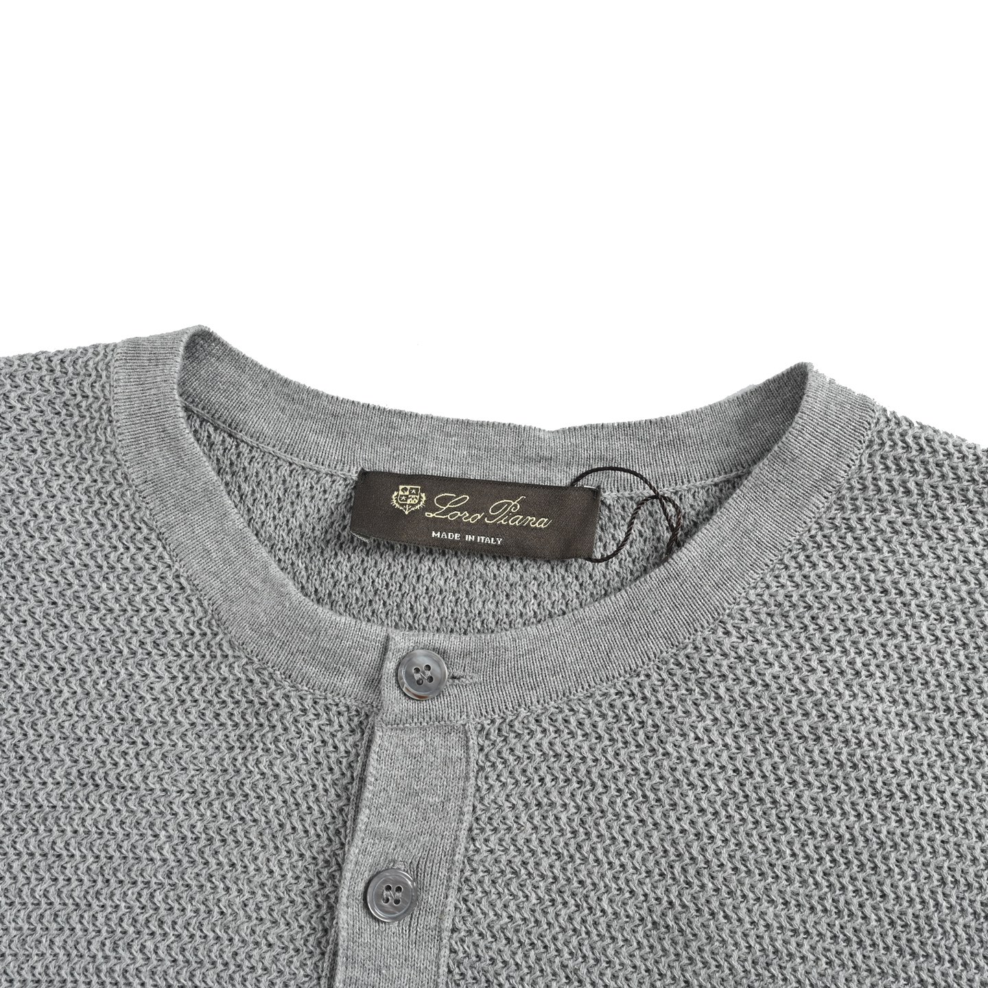 Loro Piana LP 亨利领老钱风羊绒针织衫
