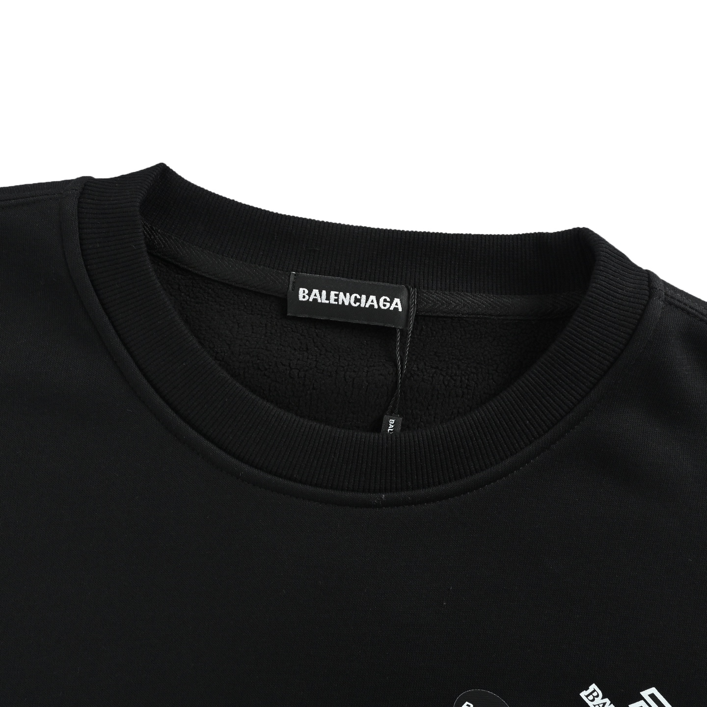 Balenciaga/巴黎世家 25Fw 多标印花圆领卫衣