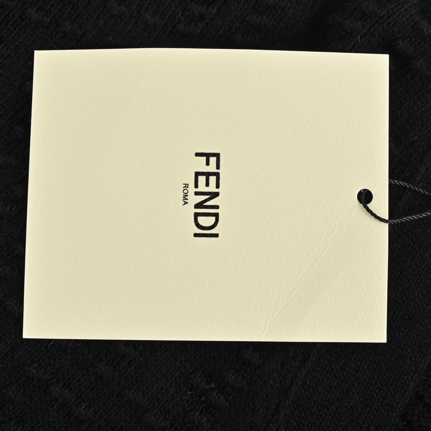 Fendi/芬迪 谷波提花V领针织开衫