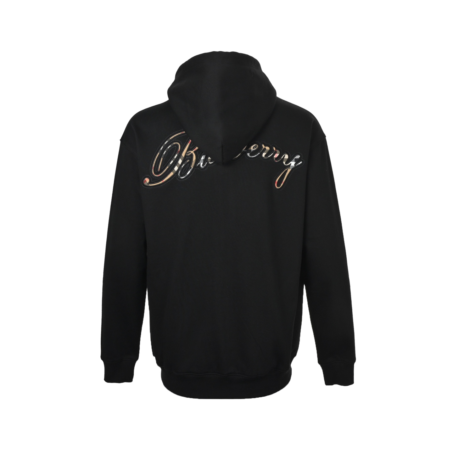 Burberry/巴宝莉格纹签名套装拉链连帽外套