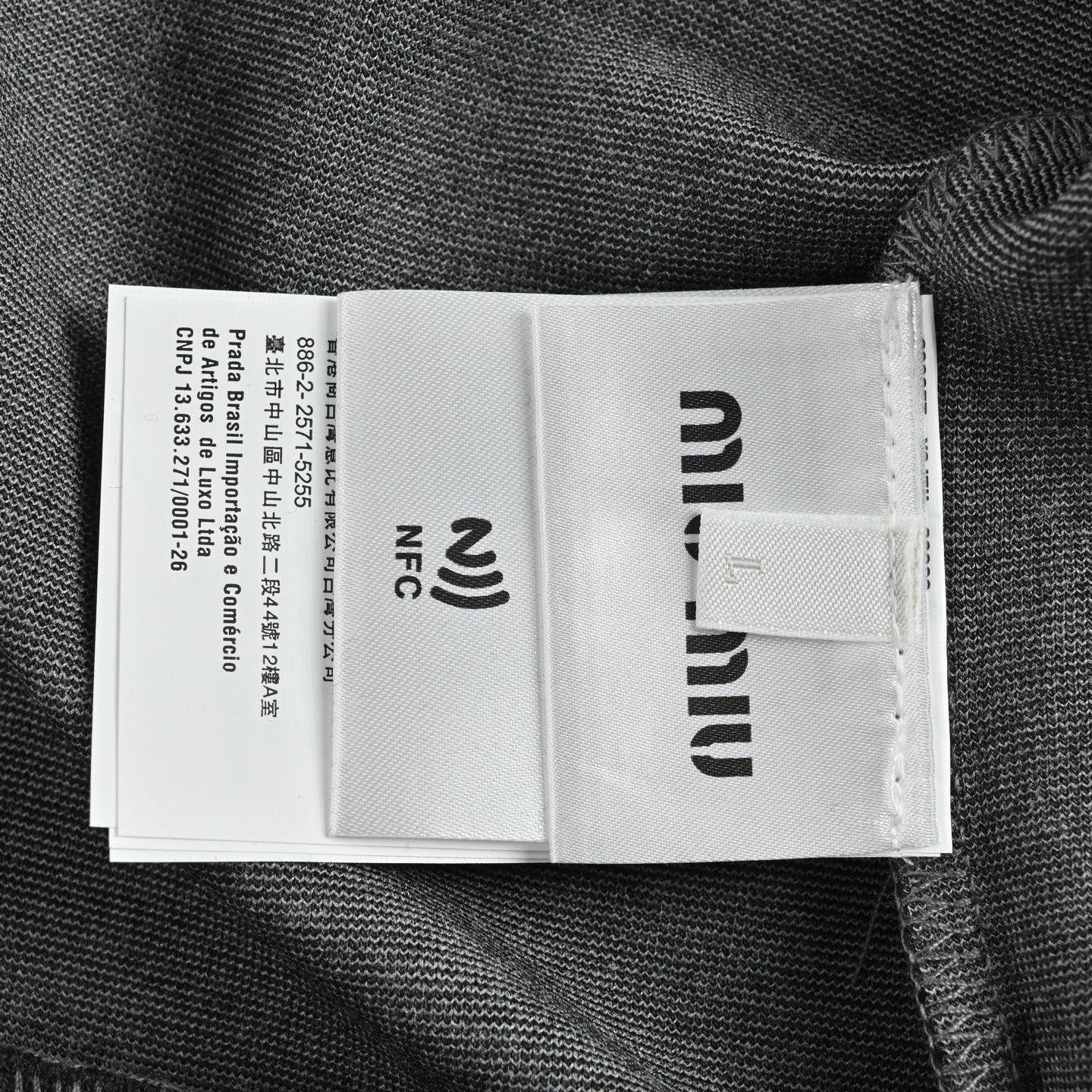 Miu Miu/缪缪 刺绣撞色套装拉链夹克外套