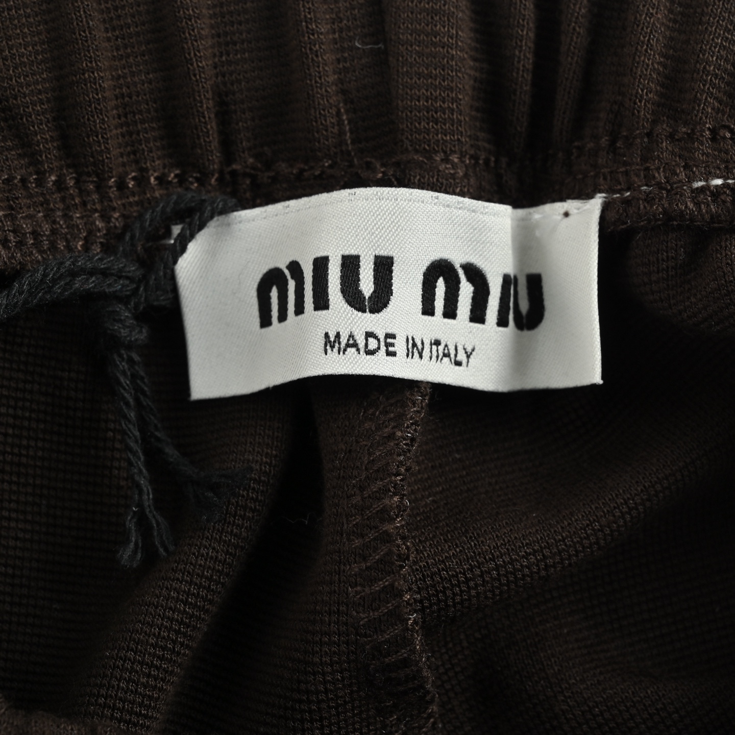 Miu Miu/缪缪 刺绣撞色套装长裤 定制丝光羊毛呢