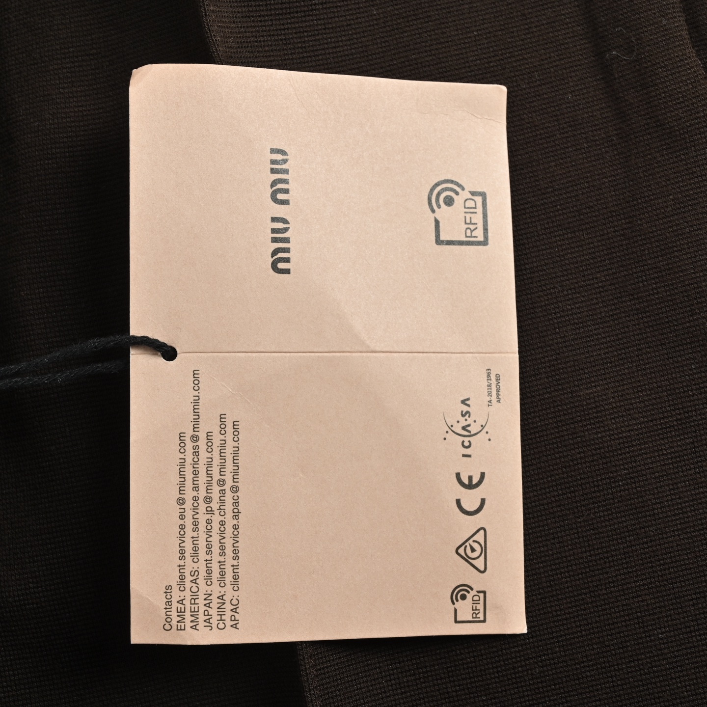Miu Miu/缪缪 刺绣撞色套装长裤 定制丝光羊毛呢