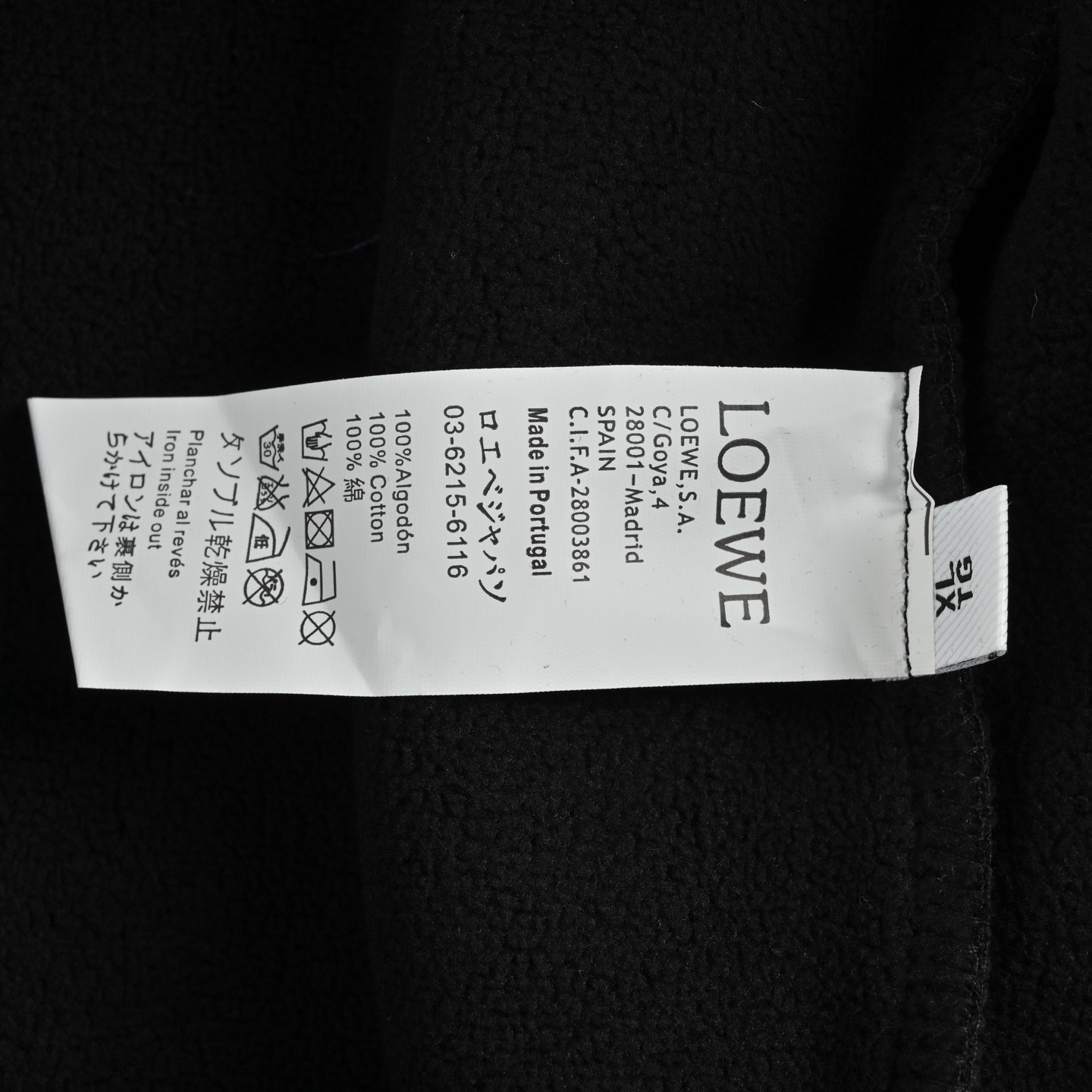 Loewe/罗意威 25Fw 假口袋小猫圆领卫衣