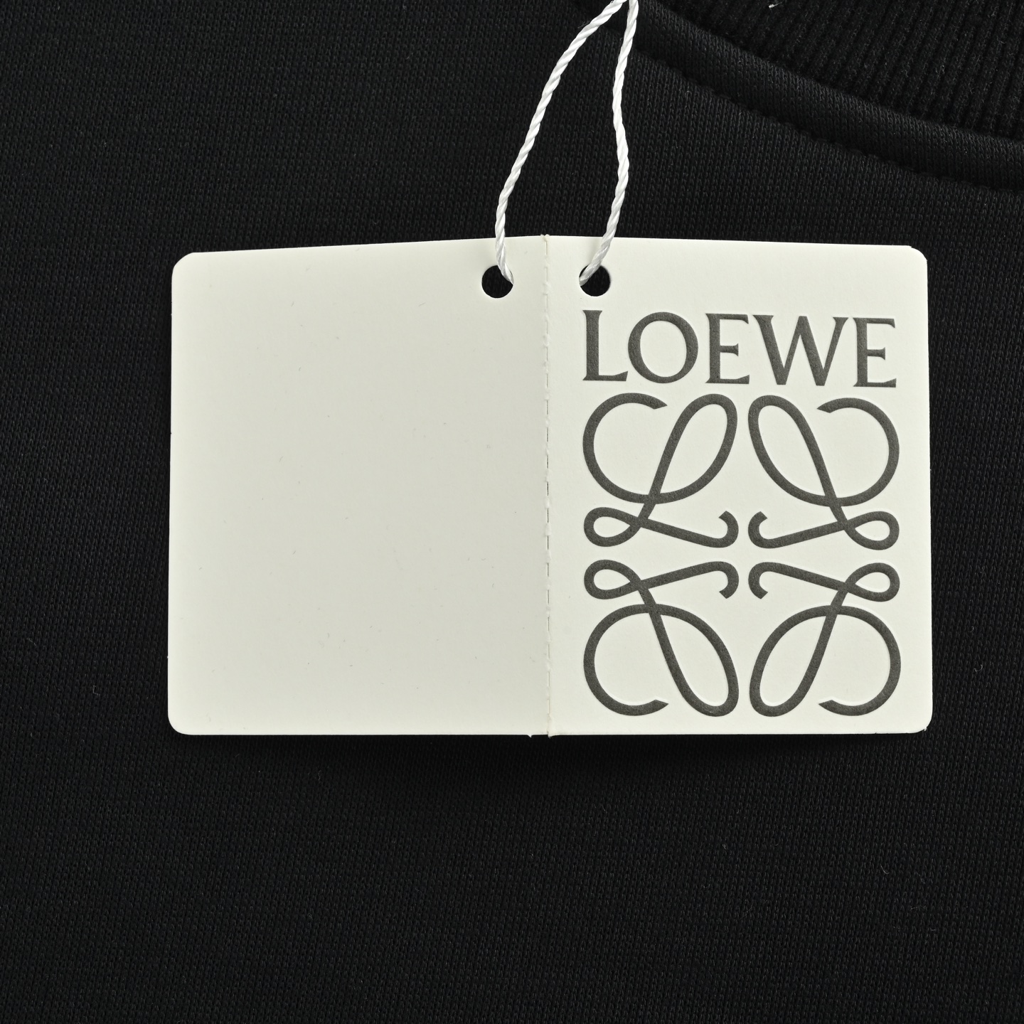 Loewe/罗意威 25Fw 假口袋小猫圆领卫衣