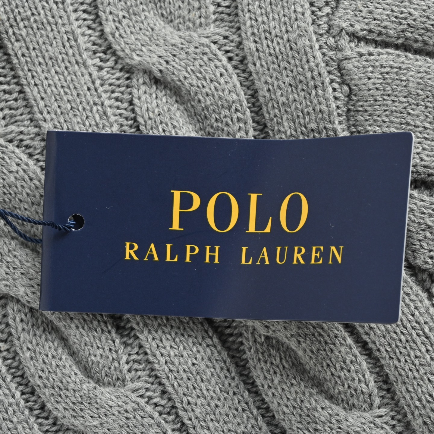 Ralph Lauren/拉夫劳伦 粗针绞花半拉链毛衣