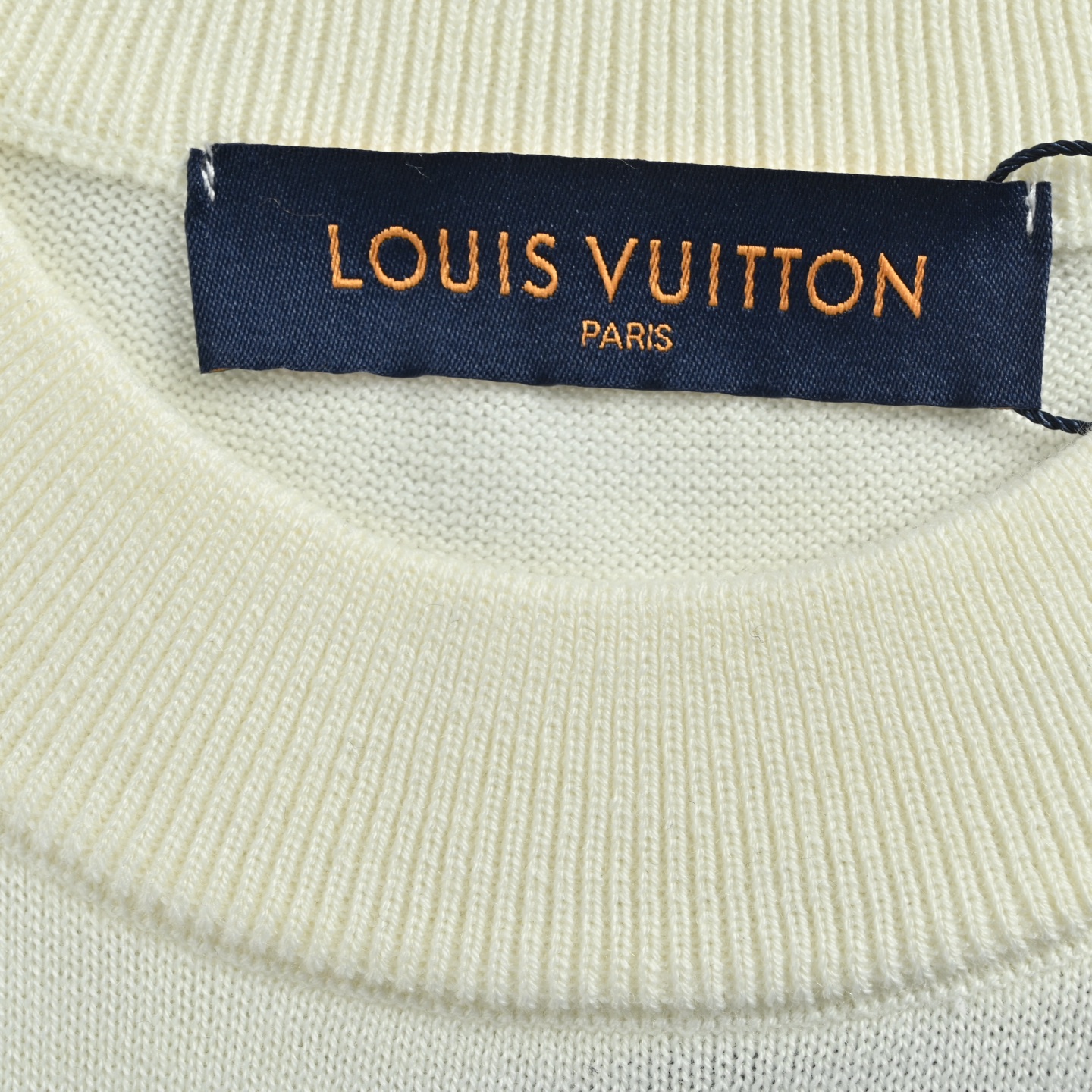 Louis Vuitton/路易威登 SKI滑雪系列提花圆领毛衣白色