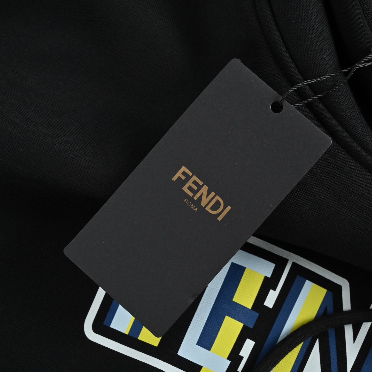 Fendi/芬迪 炫彩字母印花连帽卫衣 oversize版型 宽松