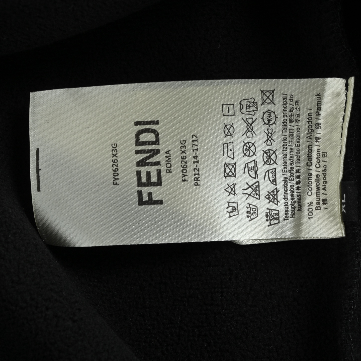Fendi/芬迪 小狗印花连帽卫衣 480g高级精梳棉面料 专柜领标 代购级白色厚板吊牌oversize版型 宽松