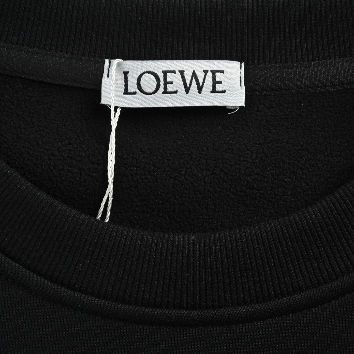 Loewe/罗意威 粉笔字母徽标logo圆领卫衣 oversize版型 宽松